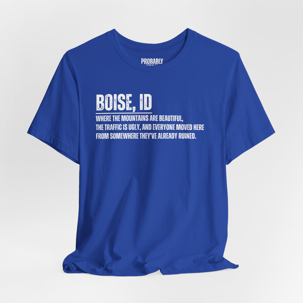 Boise, ID Definition T-Shirt